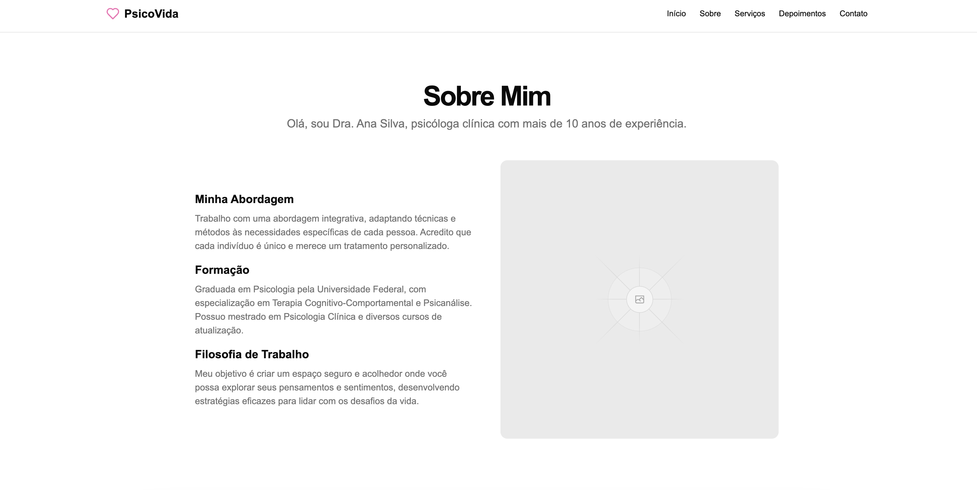 Mockup de um site profissional personalizável 2